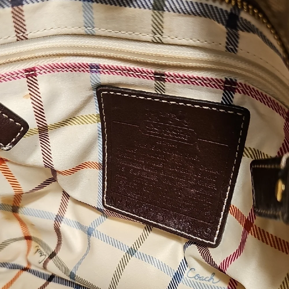 Coach Tan and Brown Men's Messenger Bag